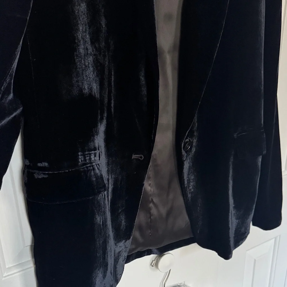 Banana Republic Velvet Women's Blazer - 8 - Picture 7 of 8